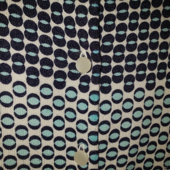 Women's Talbots Polka Dot Multi-colored Cardigan - M - Picture 5 of 6